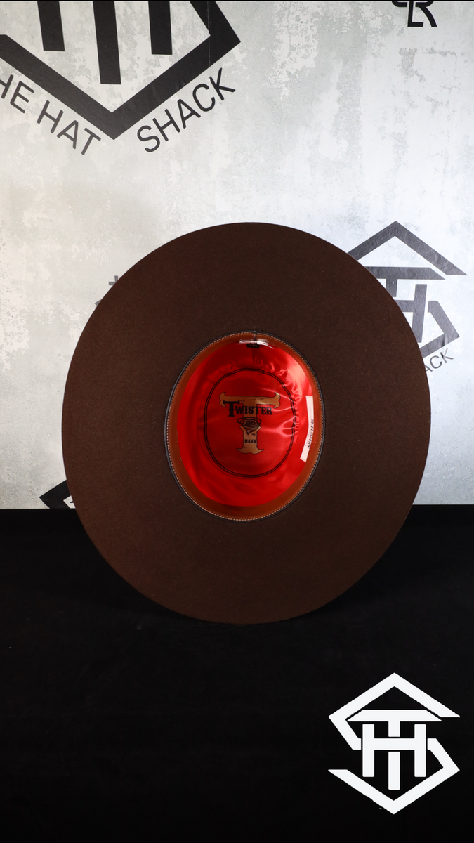 6x Twister Brown 6in. Regular Crown / 4.25in. Brim – The Hat Shackk