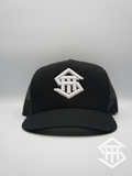 THS Black/White Logo FlatBill SnapBack