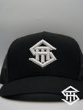 THS Black/White Logo FlatBill SnapBack