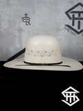 Cuernos Chuecos Randado Flower Regular Crown / 4.25in. Brim Straw Hat