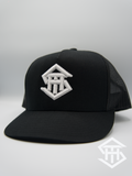 THS Black/White Logo FlatBill SnapBack