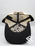 THS Cream / Black Logo Snapback