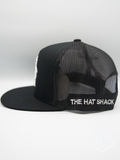 RLP Black/White Logo 2 Flatbill Snapback
