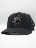 THS Black/ White Logo 2 W/ Logo Snapback