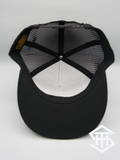 RLP Black/White w/o Logo 2 Flatbill Snapback