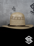 THS Gold Tall Crown / 4in. Brim Straw Hat
