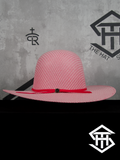 THS Pink Panther Regular Crown / 4in. Brim Straw Hat