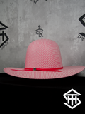 THS Pink Panther Regular Crown / 4in. Brim Straw Hat