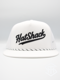 THS White / Black Logo W/ Rope Snapback