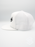 THS White / Black Logo W/ Rope Snapback