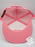 THS Pink / White Logo 2 Flatbill Snapback