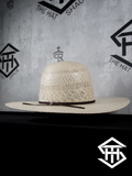 Serratelli Tan Ivory Regular Crown / 4.5in. Brim Straw Hat