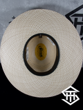 Serratelli Tan Ivory Regular Crown / 4.5in. Brim Straw Hat