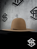 Serratelli Pecan Pure Wool Regular Crown / 4.5in. Brim Straw Hat