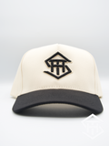 THS Cream/Black Logo Outline Snapback