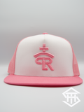 RLP Pink/White Logo Snapback