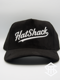 Hatshack Outline suede curved bill snapback