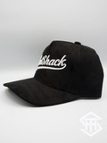 Hatshack Outline suede curved bill snapback