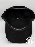 Hatshack Outline suede curved bill snapback