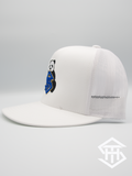 THS White/Panda Navy Logo Snapback