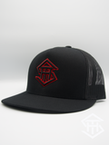 THS Black/Red Outline Logo Snapback