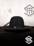 Serratelli 6x Black Regular Crown / 4.5in. Brim Felt Hat