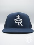 RLP Navy/White Logo Snapback