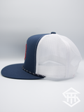 THS Navy/White/Red Logo w/ Rope Snapback