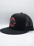 THS Black/White Outline Dragon Snapback
