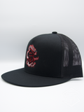 THS Black/Red Outline Dragon Snapback
