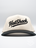 HatShack Cream / Black 2 Baseball Snapback