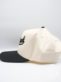 HatShack Cream / Black 2 Baseball Snapback