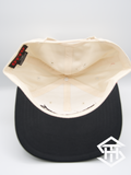 HatShack Cream / Black 2 Baseball Snapback