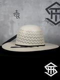 THS White Peak Regular Crown / 4in. Brim Straw Hat