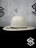 THS White Peak Regular Crown / 4in. Brim Straw Hat