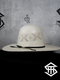 THS Big X Regular Crown / 4in. Brim Straw Hat
