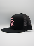 RLP Black/Pink  Logo Flatbill Snapback