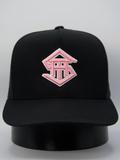 THS Pink/White Outline Logo Original Flatbill Snapback