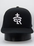 RLP Black/White Logo Original Flatbill Snapback
