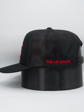 RLP Black/Red Logo Original Flatbill Snapback