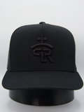 RLP Full Black Logo Original Flatbill Snapback