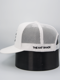 RLP White/Black/Red Outline Logo Original Flatbill Snapback
