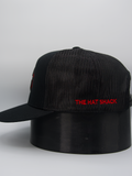 THS Black/Black/Red Outline Logo Original Flatbill Snapback
