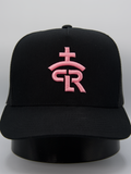 RLP Black/Pink Logo Original Flatbill Snapback