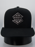 THS Black/White/Black/White Outline Original Flatbill Snapback