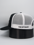 THS Black/White/Black/White Outline Original Flatbill Snapback