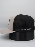 THS Black/Silver/Black/White Outline Logo Original Flatbill Snapback