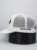 Hatshack White/Black Logo Rope Original Flatbill Snapback