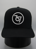 757 Black/White Logo Original Flatbill Snapback