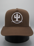 THS Cactus Brown/White Logo Original Flatbill Snapback
